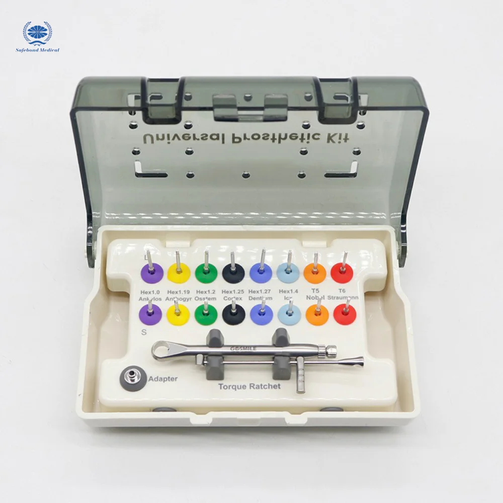 Dental Oral Universal Torque Wrench Mini Torque Wrench Dental Implant Tool Kit