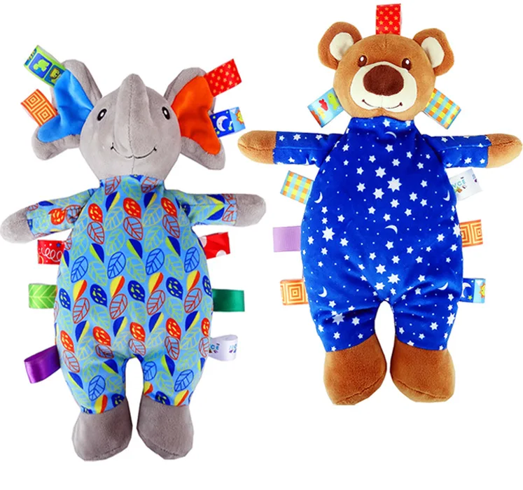 Baby Label Grip Comforter/Baby Comfort toy Comforter Rattle doll