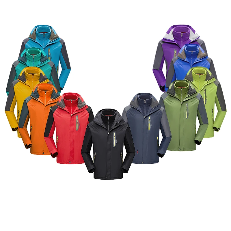 
Detachable warm jacket for children and students outdoor windproof waterproof climbing jacket for children 