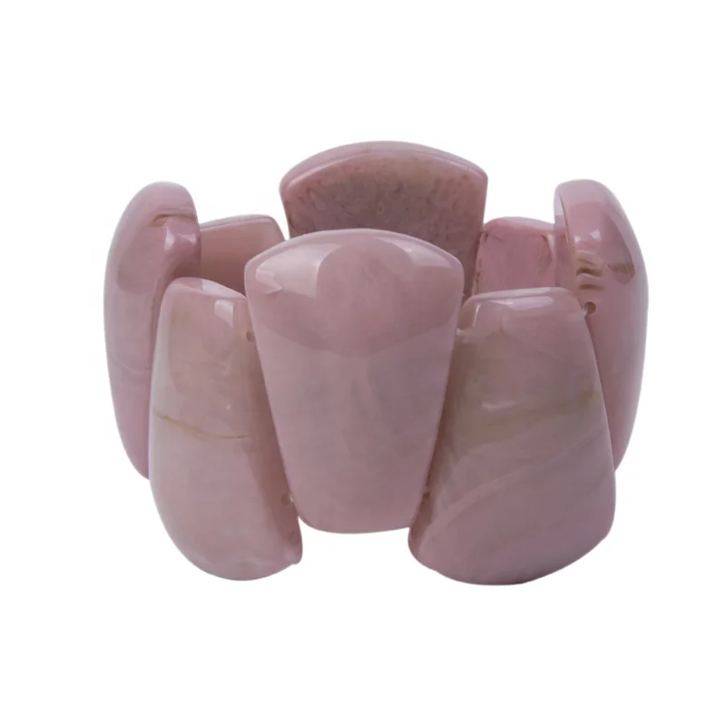 Summer Season Trending Style Stretch Bracelet Jade Colour Stretch Resin Bracelet