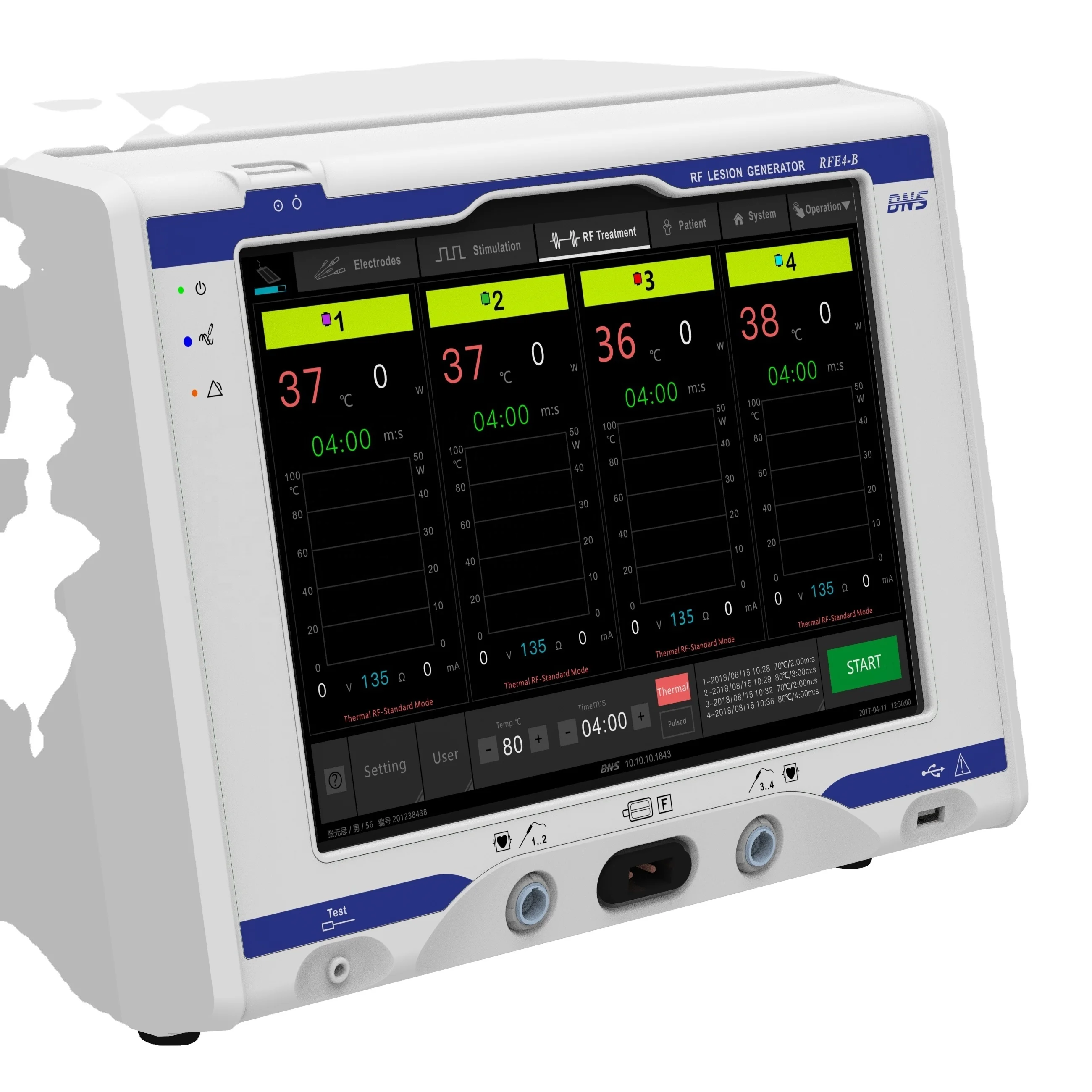 
Thermal multi channel RF lesion generator BNS 