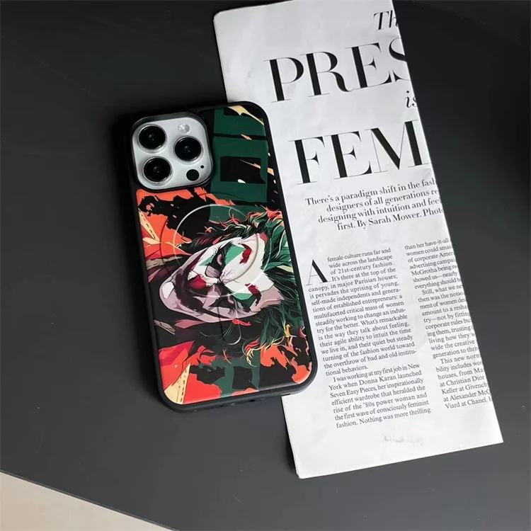 Hot Selling Custom Marvel Joker Popular Design Trendy Patterns Magnetic Phone Case for iPhone 16 Plus 15 Pro Max