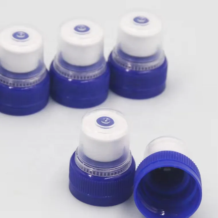 High Quality 28mm 30mm 38mm Customized Plastic Bottle Caps Sport Water Bottle Push Pull Caps 1810/1881 With Anti-theft Ring