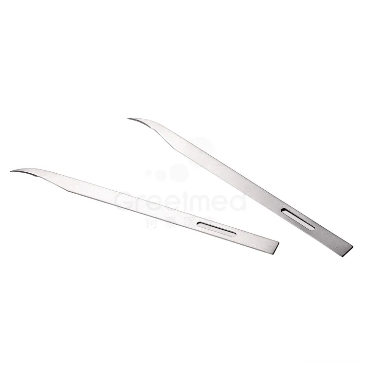 Disposable stainless steel carbon steel surgical scalpel cutter blades