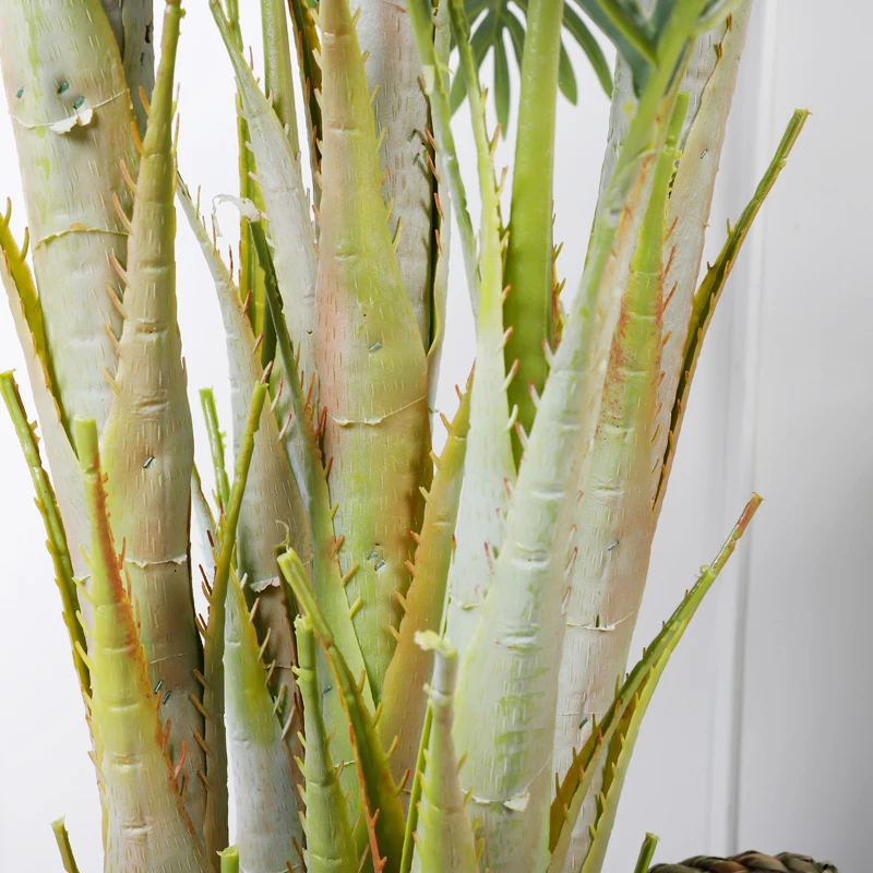 factory artificial palm tree bonsai for indoor outdoor faux palm trees green plants with pot for home hotel office decoration