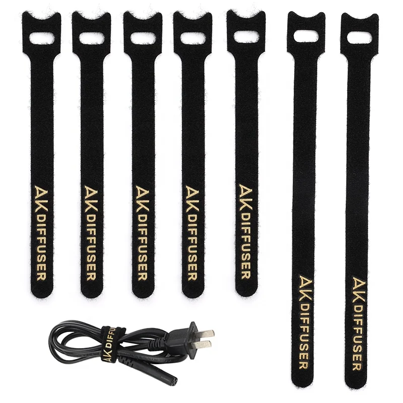 Wholesale Custom Velcroes Cable Tie Self-locking Wire Hook and Loop cable Ties cable Strap