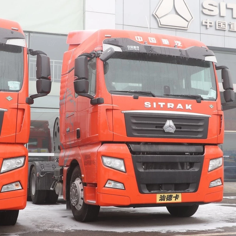 Reliable Sea Freight Delivery China Low Price Anti-Lock Braking System Sitrak 6x4 Tractor Truck EURO 5 480HP Sitrak g7 CNG Truck