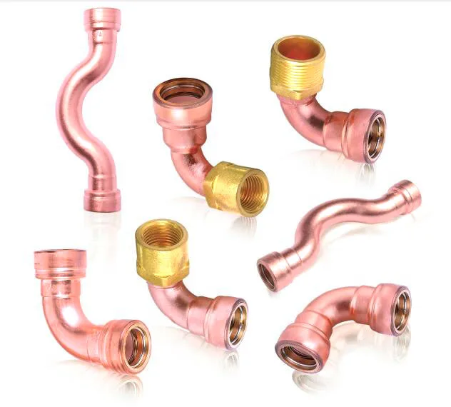 Diameters External Thread Elbows Copper Pipe Fittings