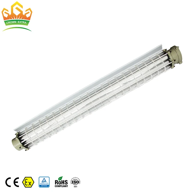 Factory Supply ATEX IP66 Explosion Proof Lighting Glass Tube Explosion Proof Linear Lighting for Hazardous Locations