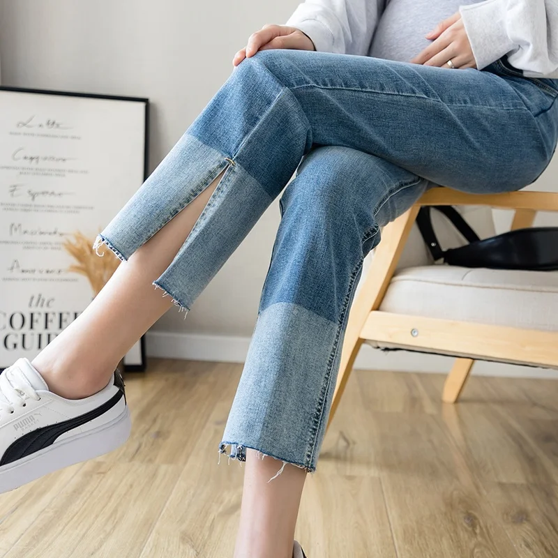 Cheap Wholesale Women Maternity Pregnant Jeans Skinny Leggings Pants