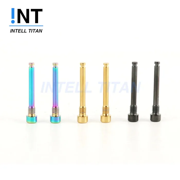 Titanium bicycle parts disc break bolt pin