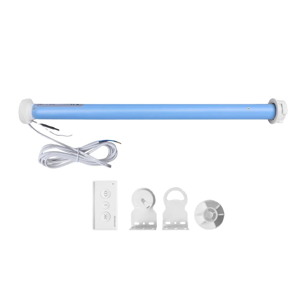 Zemismart Smart Home Products Matter Over WiFi Roller Shade Motor Allow Google Home Smartthings App Control Matter Tubular Motor
