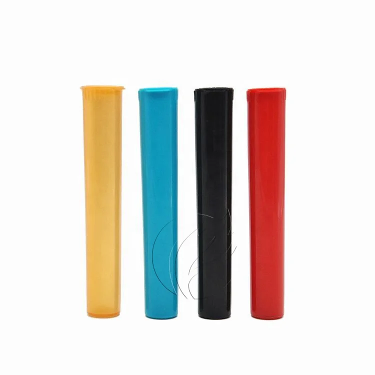 Colorful 116mm Pop Top Packaging Tube Child Resistant Tube with Pop Top