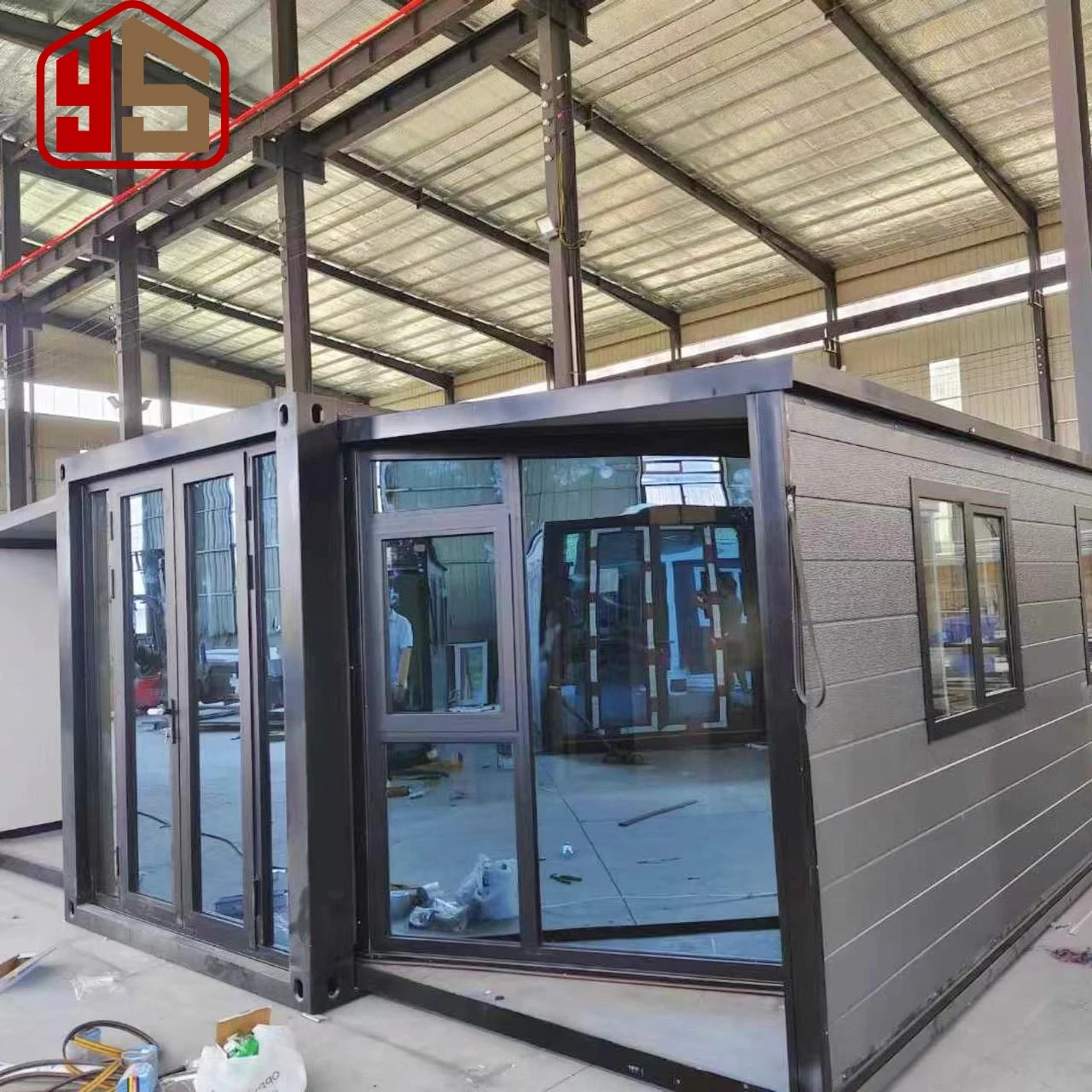 Waterproof Container House 40 Ft Expandable 40Ft Mobile Home Caravan Portable Houses 2 Bedrooms 4 Bedroom Container Home