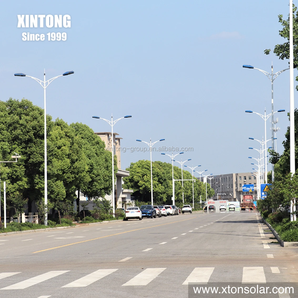 XINTONG solar street outdoor led light 10w/50w solar pv ip camera with led street light