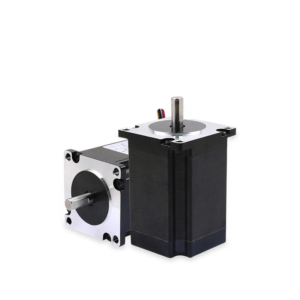 QDLASER Leadshine 57HS13 2 phase Stepper Motor for NEMA 23 4A Length 76mm Shaft 6.35mm (0.25 inch) 1.8N.M Holding Torque