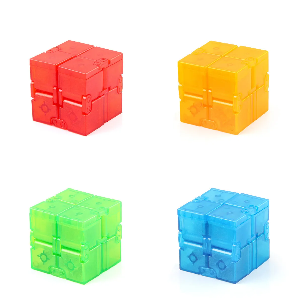 Macaron color party favor kill time magic puzzle flip cube stress relief infinity cube fidget toy for kids and adults