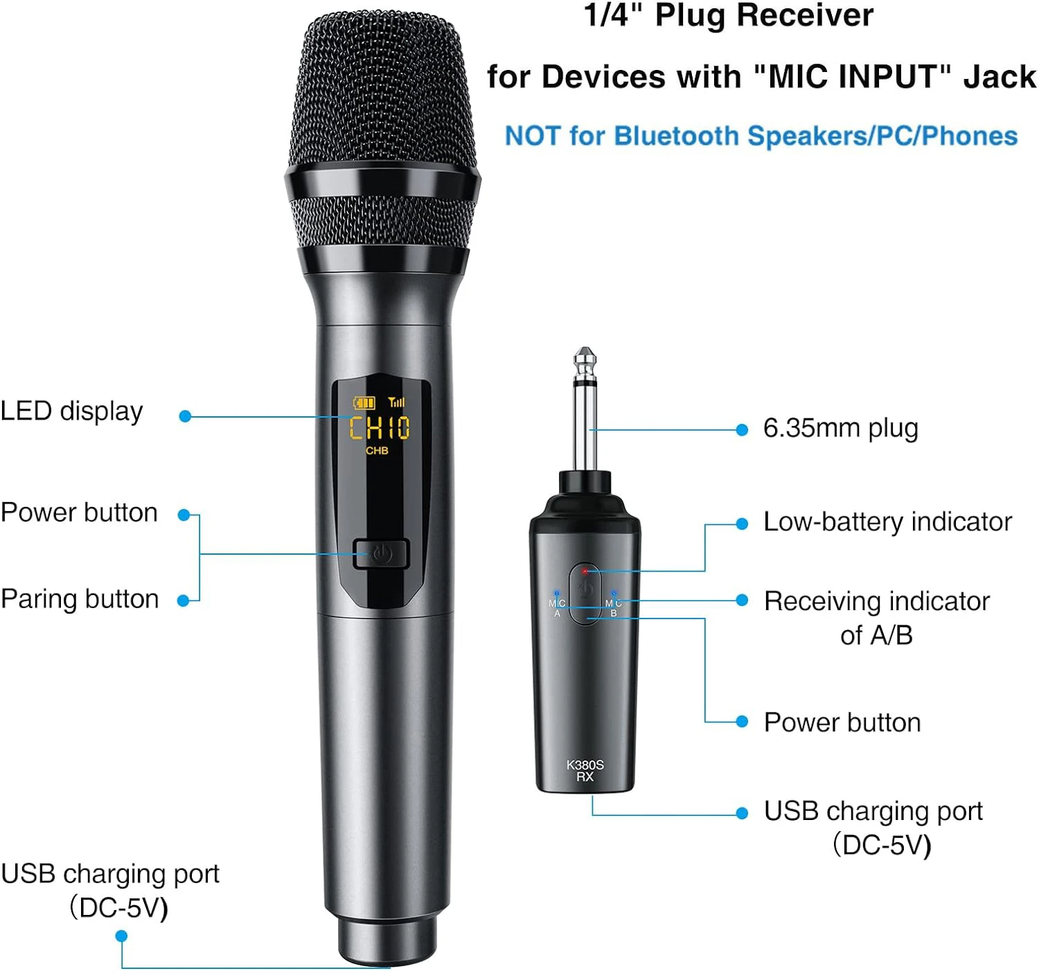 Wholesale Studio Church Speaker Wireless metal Dynamic UHF Mic USB Condenser RGB PC karaoke Gaming Podcast recording Microphones