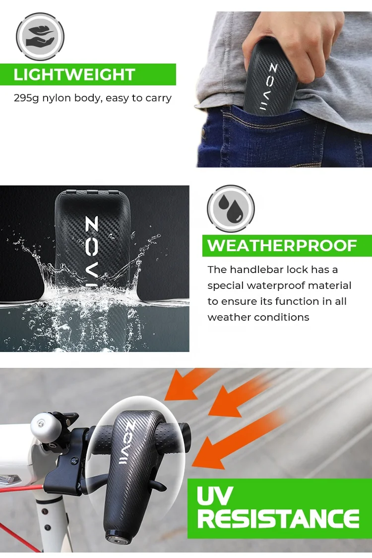 Factory Outlet Lock For Scooter Anti Theft Bike Handle Lock Grip Lock Motorcycle