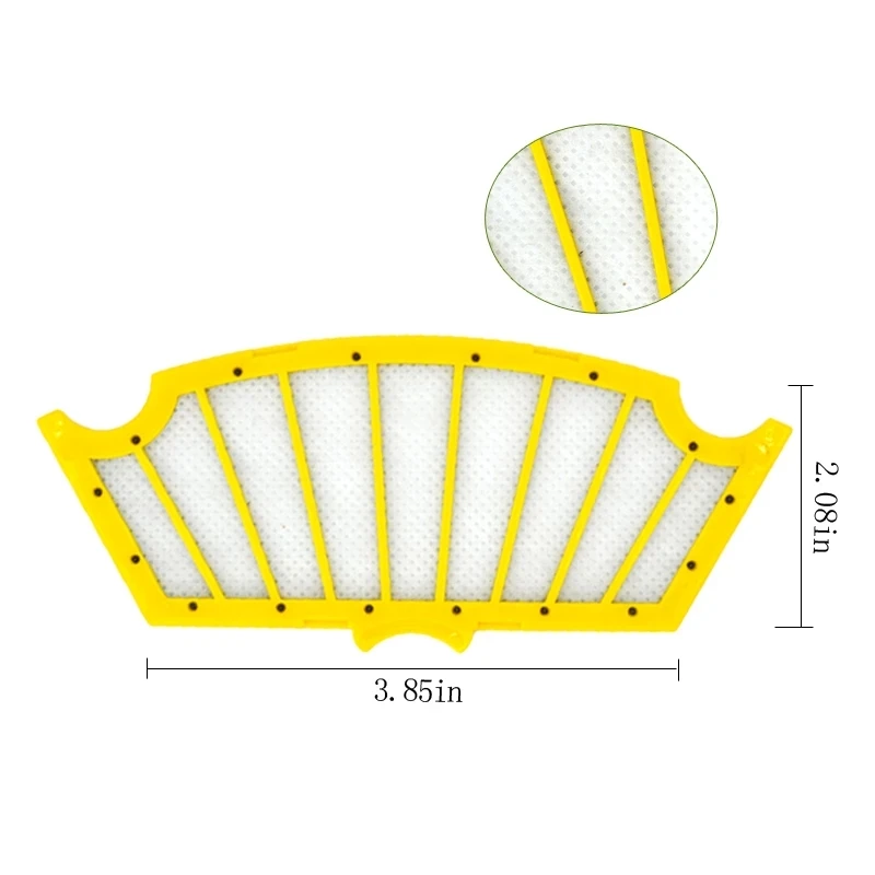 6-Armed HEPA Filter Replacement IRobots 500 Series 527 528 530 535 560 562 570 572 580 581 Vacuum Cleaner Spare Parts Accessory