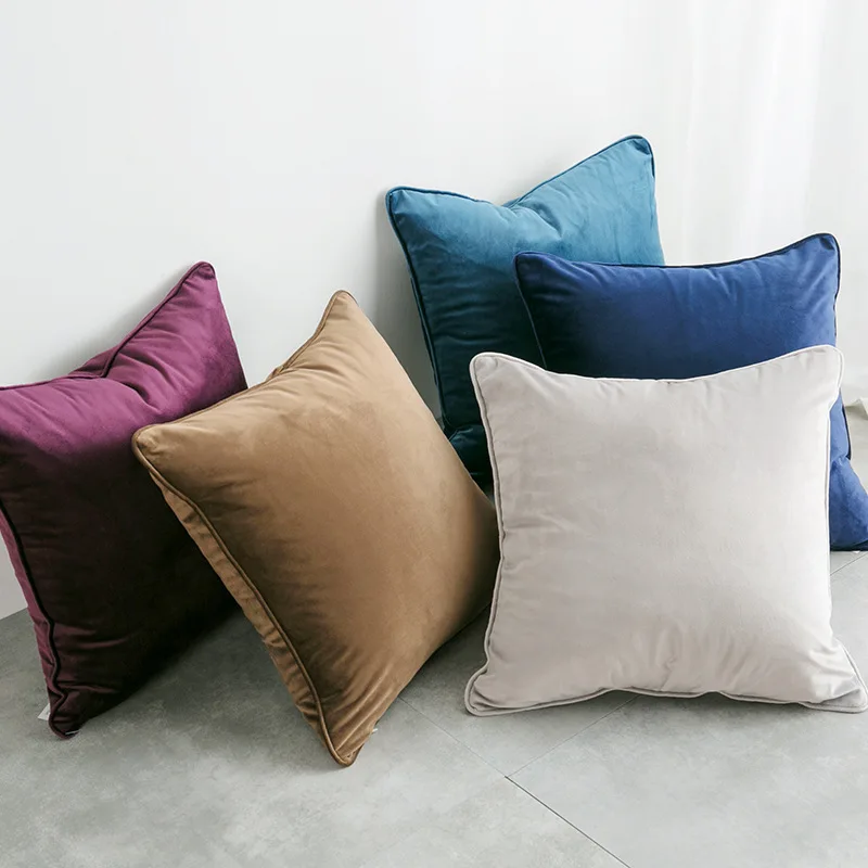 Hot Selling Couch Pillow Covers Luxury High Class Brand Home Sublimation 18 x 18 Euro Pillow Cover Rectangular