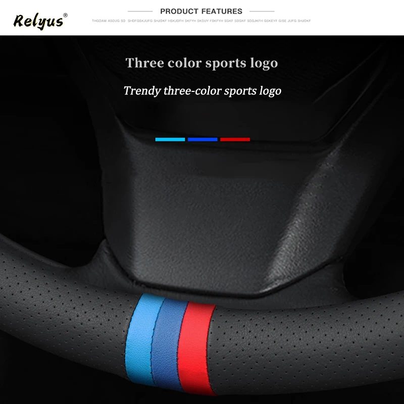 Car Steering Wheel Cover for Haval Great Wall H6 F7 F7X H2 H9 H3 H5 H1 F5 F9 H4 Car Leather Steering Wheel Protector Accessories