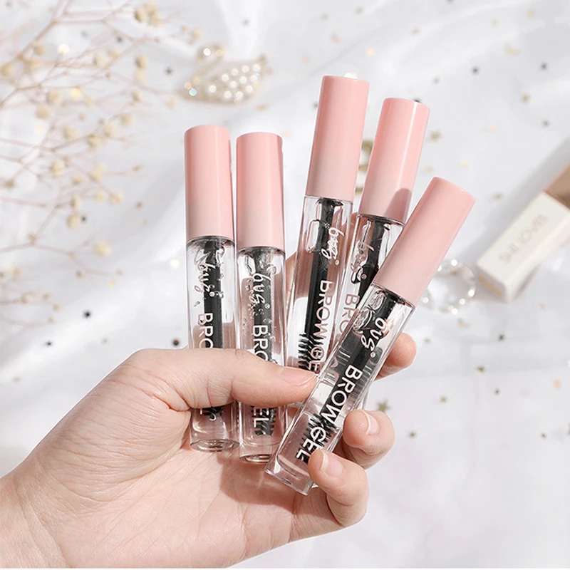 Clear Waterproof Sweat-Proof Cruelty-Free Vegan Eyebrow Fixing Gel Private Label Long Lasting Eyebrow Setting Gel