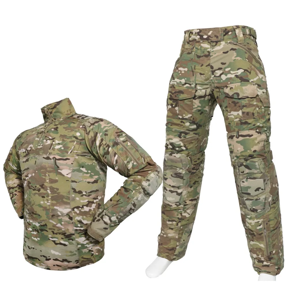 OEM customized 275354 Frog tactical suits camouflage  water proof FG color combat tactical uniform