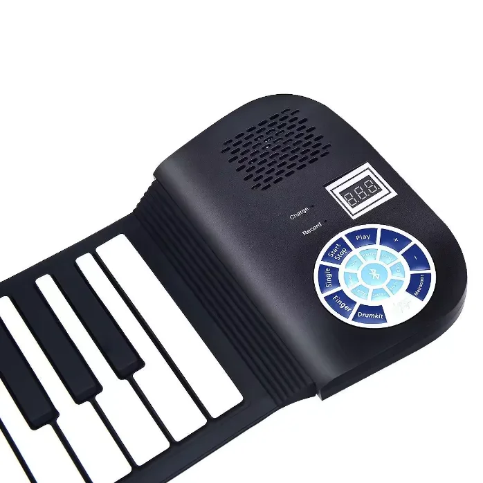 Factory Hot Sale 61-Key Electronic Roll-Up Piano for Beginner Students Portable Consignment Piano