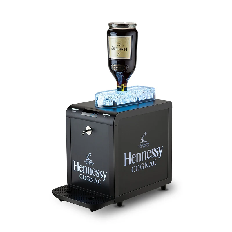 Compressor Refrigeration Wine Martell Bottle Cooler Bar Liquor Shot Chiller Dispenser