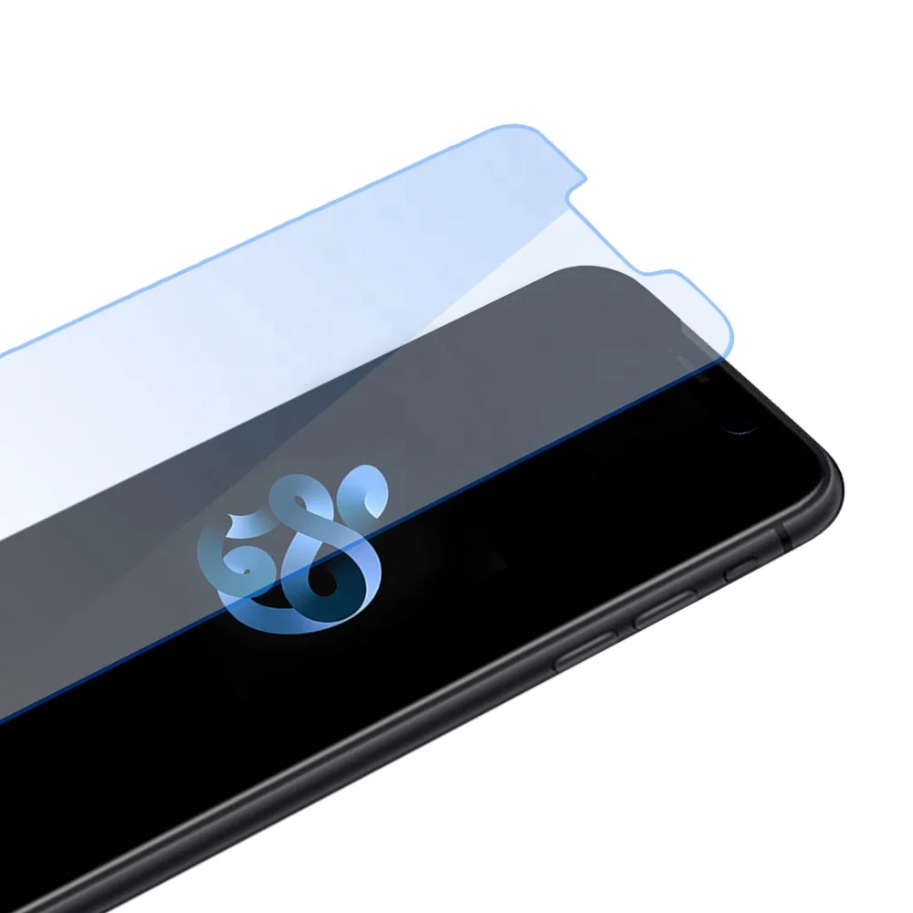 Закаленное стекло 2.5d с защитой от синего света для iphone12 Pro Max 11 pro X XR Xs 678 Взрывозащищенная защита экрана по лучшей цене
