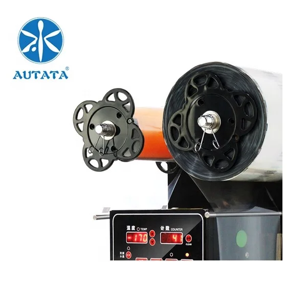 Wholesale Customizable AUTATA 120W Beverage Plastic Paper Cup Sealing Machine ATT-105 For Coffee Soya Bean Milk Food Equipment