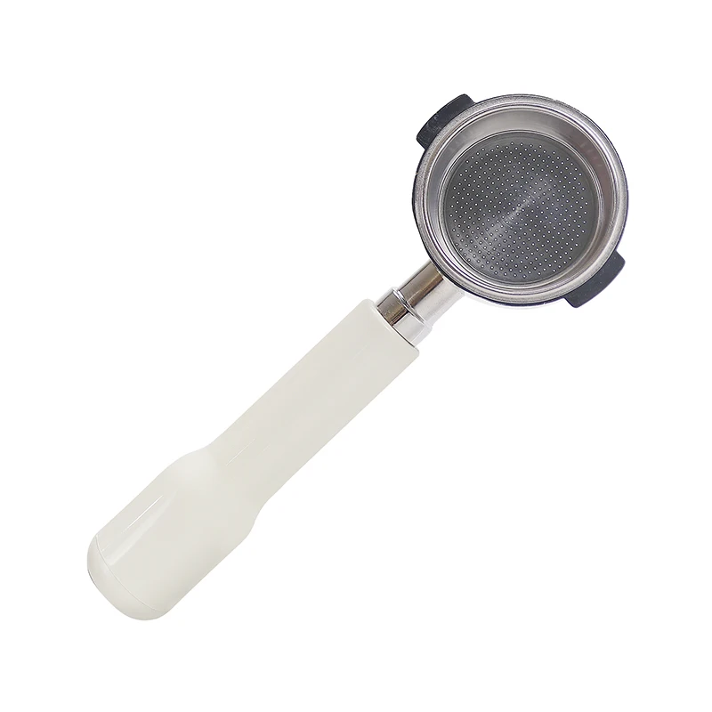 Professional Barista Tool White 51mm Single Double Mouth Fit E61 Espresso Bottomless Handle Coffee Portafilter