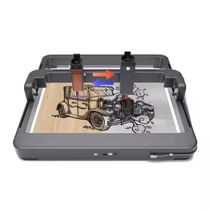 Metal and Non-metal Marking maker M3 Desktop Laser Marking Machine laser engraving machine for leather