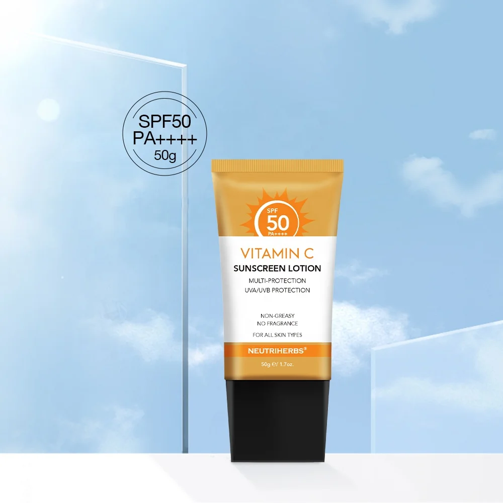 Wholesale UVA UVB Protector Long Lasting Face SPF 50 Facial Vegan Sun Cream Sunscreen