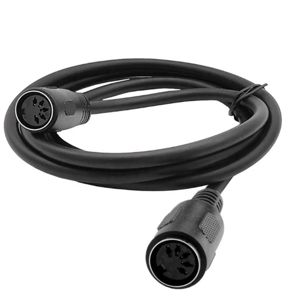 MIDI Extension CableMIDI 5Pin DIN Female to Female Audio Cable for MIDI keyboard synthesizer, organ, electric piano, MIDI guitar