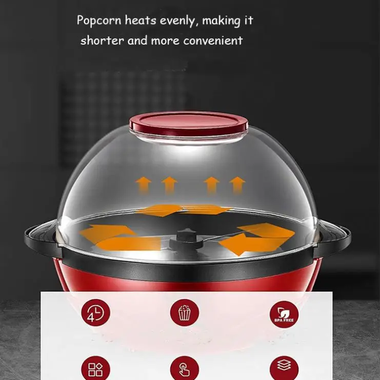 Commercial Automatic Mini Joy Popcorn Maker Small Scale Home Use Popcorn Manufacturing Machine for Restaurants Food Shops Farms