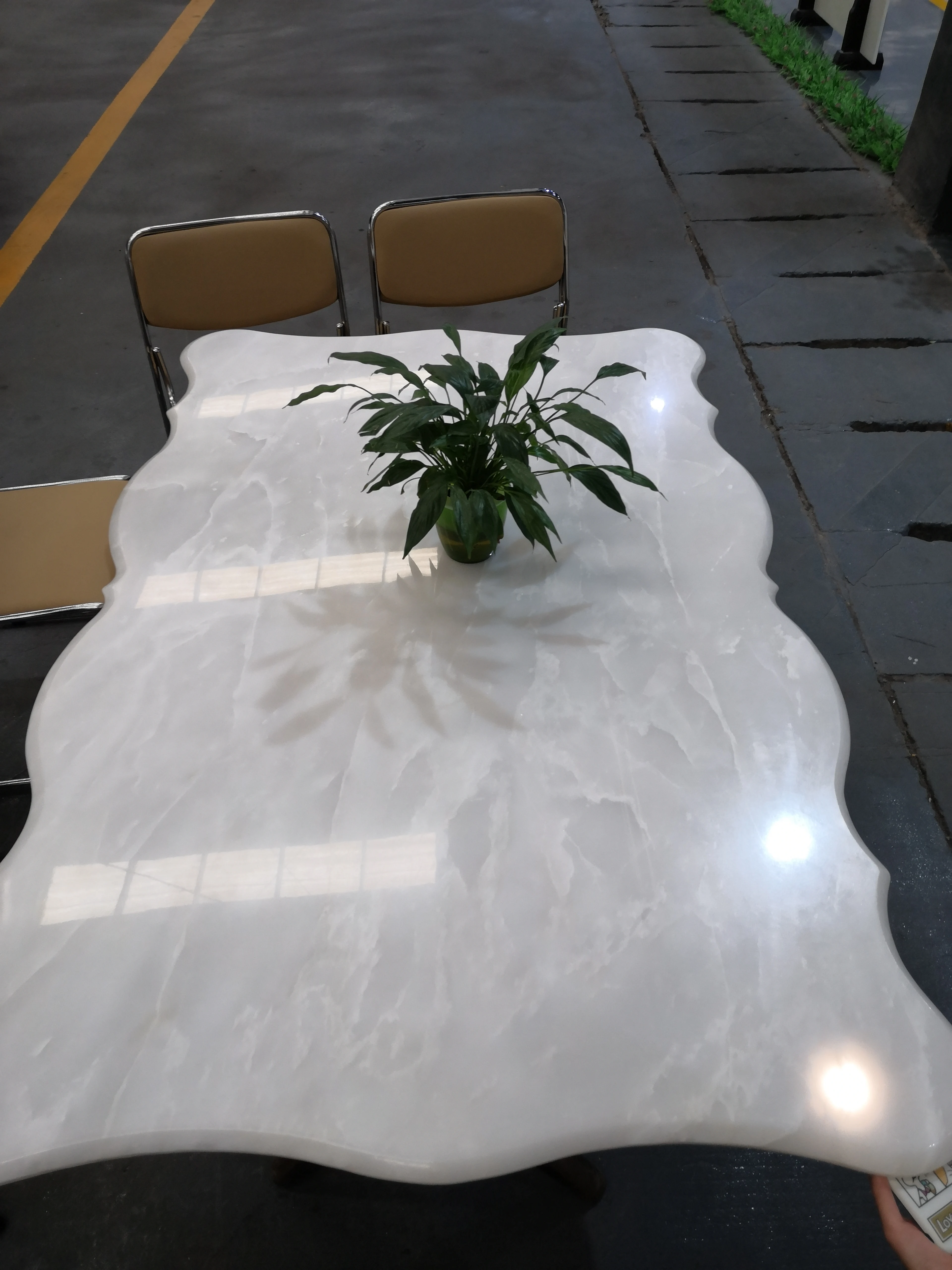 Luxury Natural Light Blue Green Marble Wall Panel Polished Big Slab for Indoor Villa Cladding Flooring Table Tops Table Tops