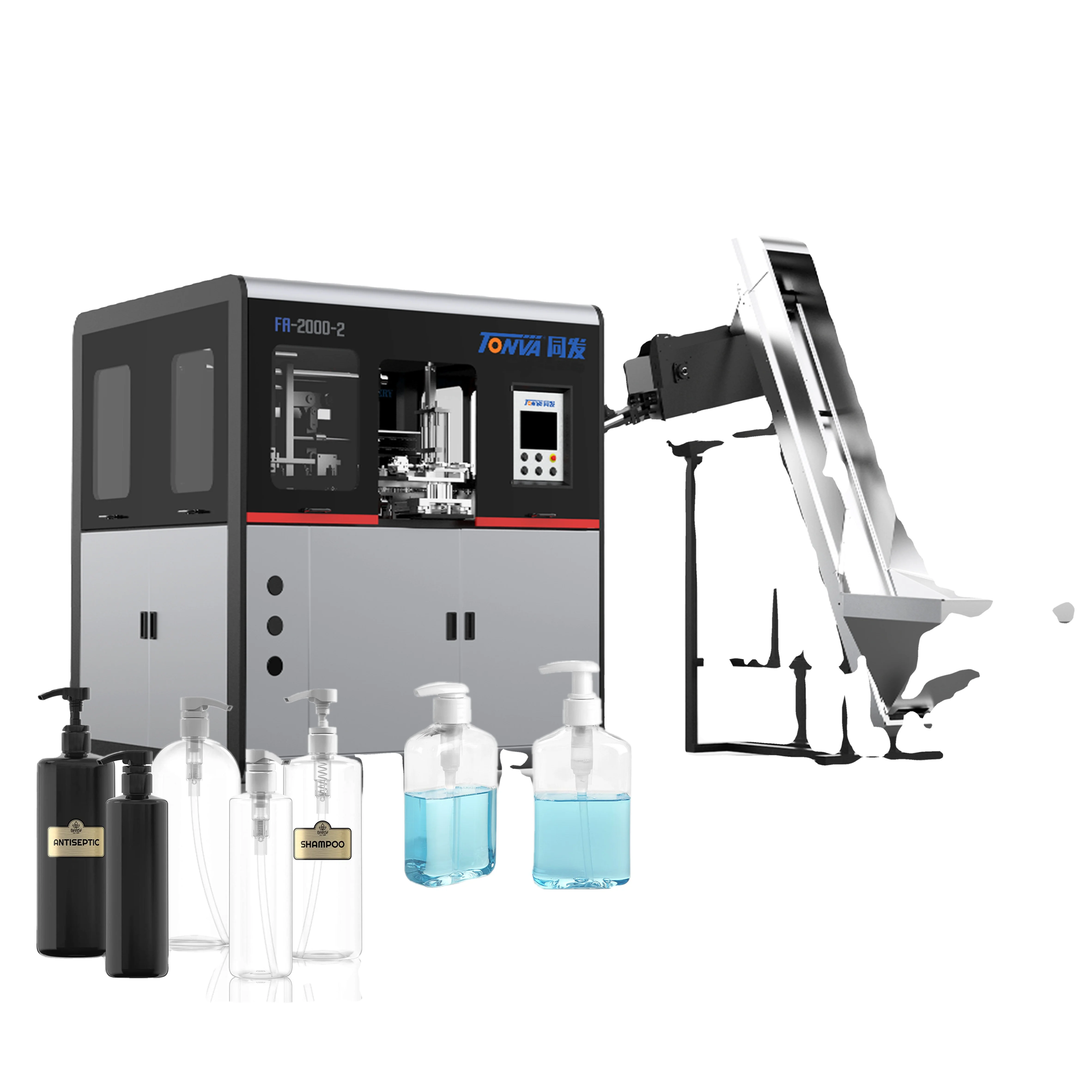 Good Price Automatic PET Preforms Loading Stretch Blow Molding Machine for Making 300ml Pump Bottle