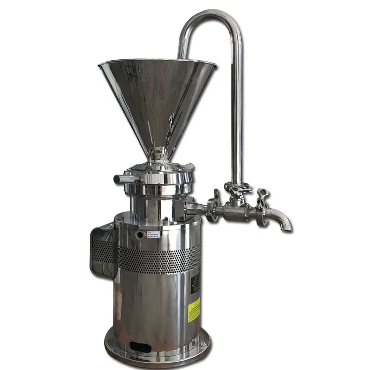 Bone puree chili sauce Cocoa processing machines food grade bean product processing machinery vertical colloid mill