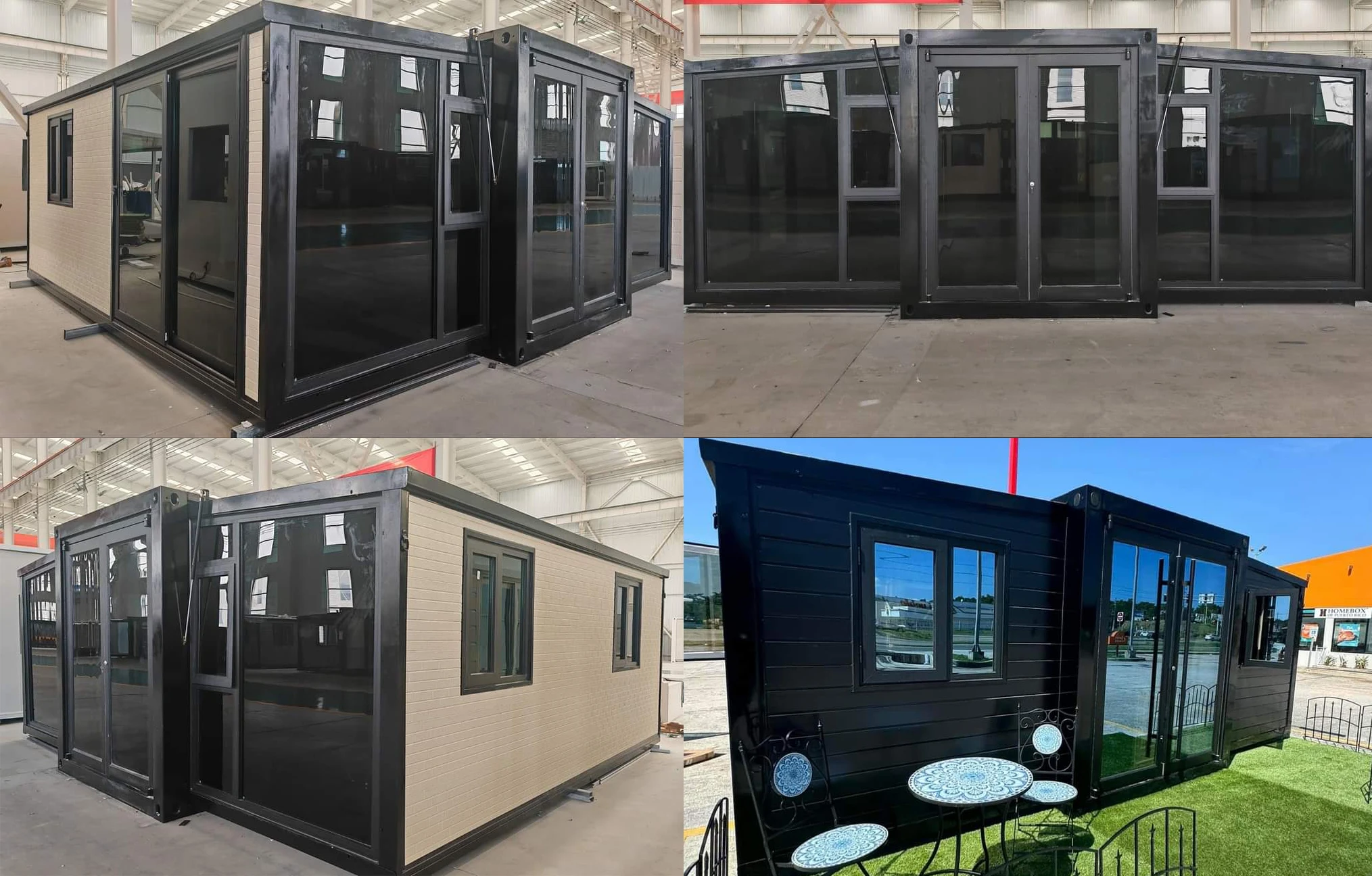 Готовый к отправке сборный 20 футов 40 расширяемый контейнерный дом для продажи доставка крошечный