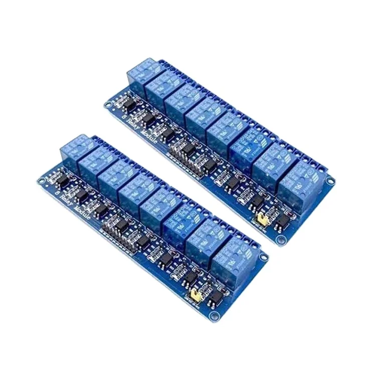 China Factory Promotion 8 Channel Relay Ethernet Board Module With Light Coupling Relay Module