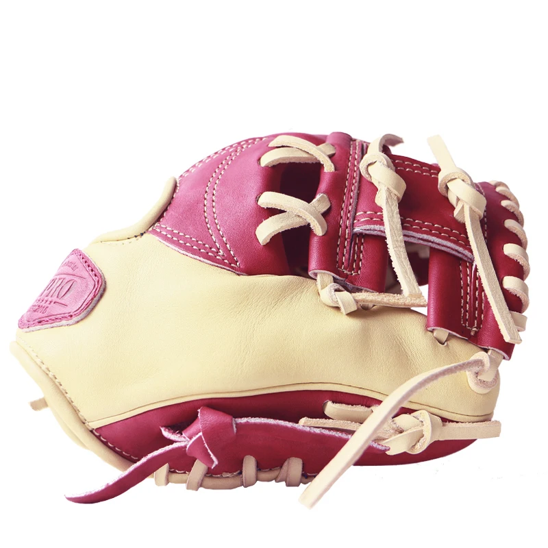 Adult 9.5 inch steerhide leather training private label baseball gloves