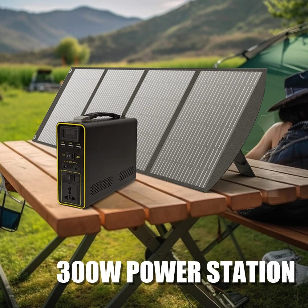 Outdoor Power Station 300W Lifepo4 Energy System 300W Solar Energy System Power Station