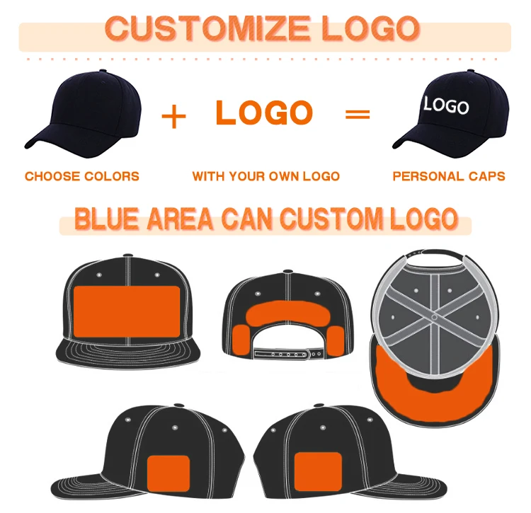 wholesale customize caps with own logo High Quality  Cotton baseball fashion Raised Embroidery Logo caps caps