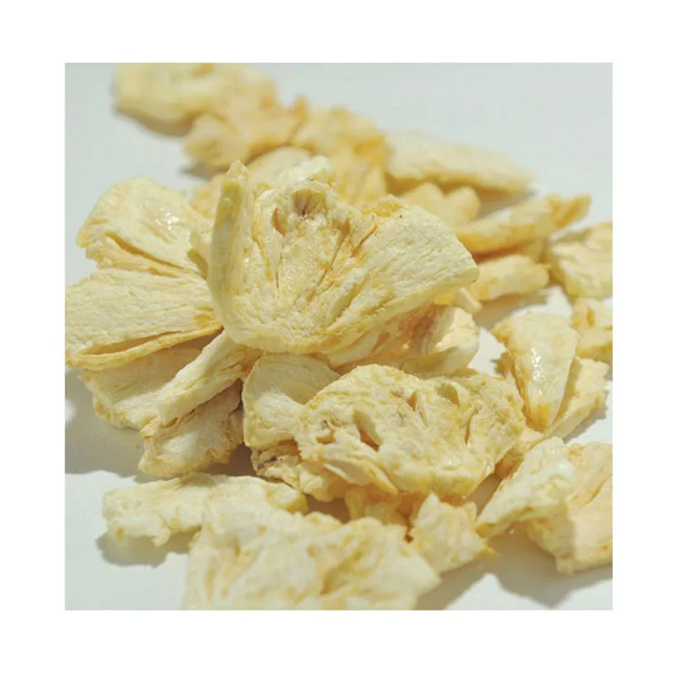 FD Organic Pineapple Fruit Slices No Additives Healthy Snacks Ready to Eat Dried Tropical Fruit Slice in Bulk Packaging