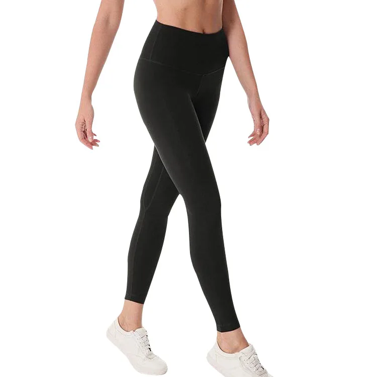 Heat Transfer Logo Compression Sport 90 Degree By Reflex High Waist Popular Anti Celullite Lady  Black Legging