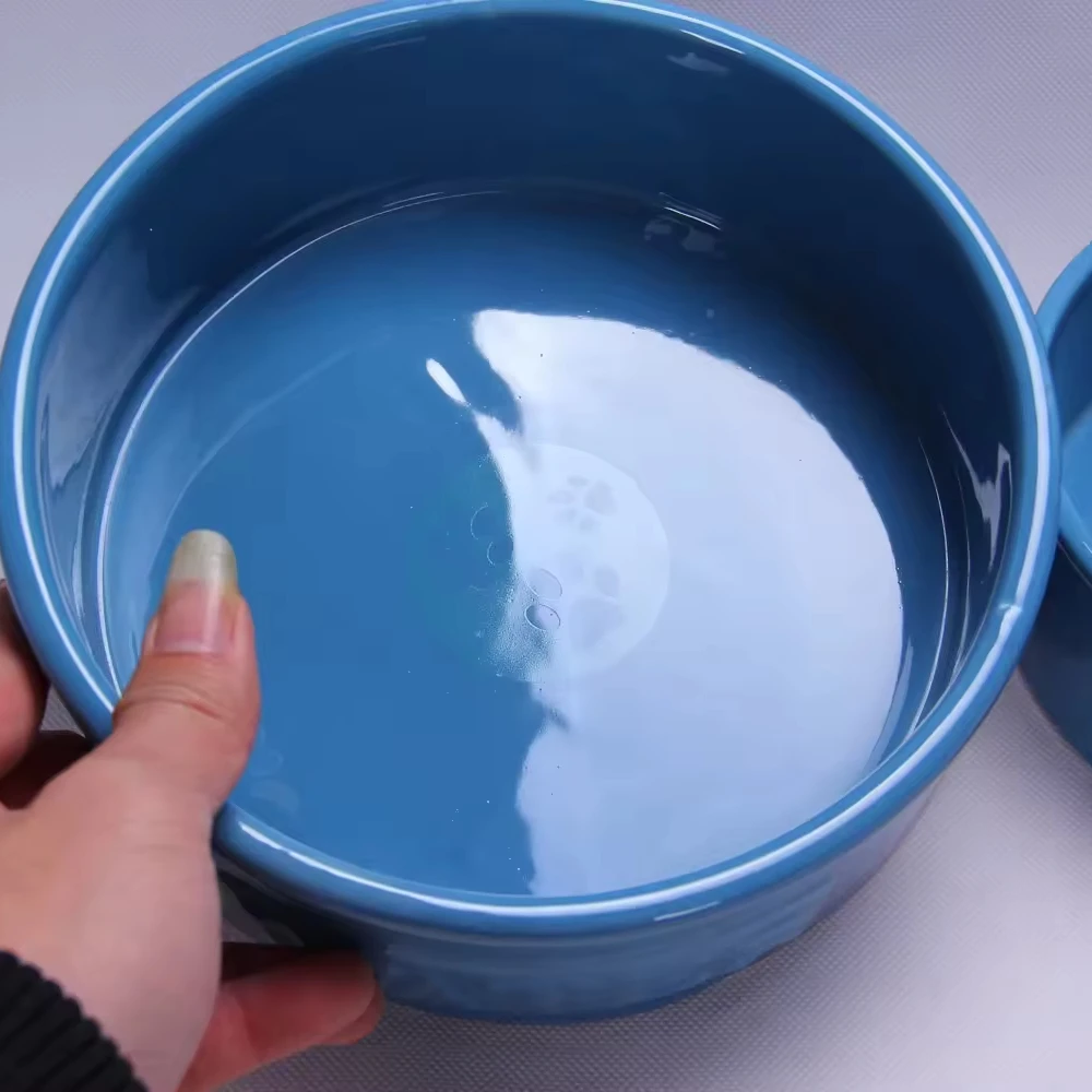 Wholesale Hot Sale Ceramic Dog Food Bowls Custom Logo Ceramic Cat Pet Bowl