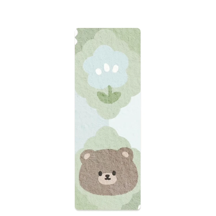Custom Printed Pattern Thick Non-slip TPE Mat Yoga Kids Yoga Mat Suede For Children Training Playing