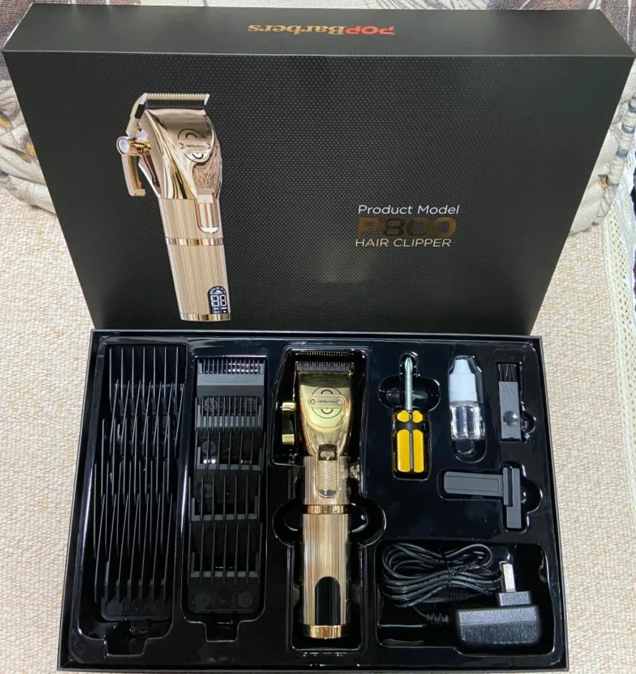 Машинка для стрижки волос POP Barbers P600 P700 шикарные профессиональные машинки набор парикмахерских
